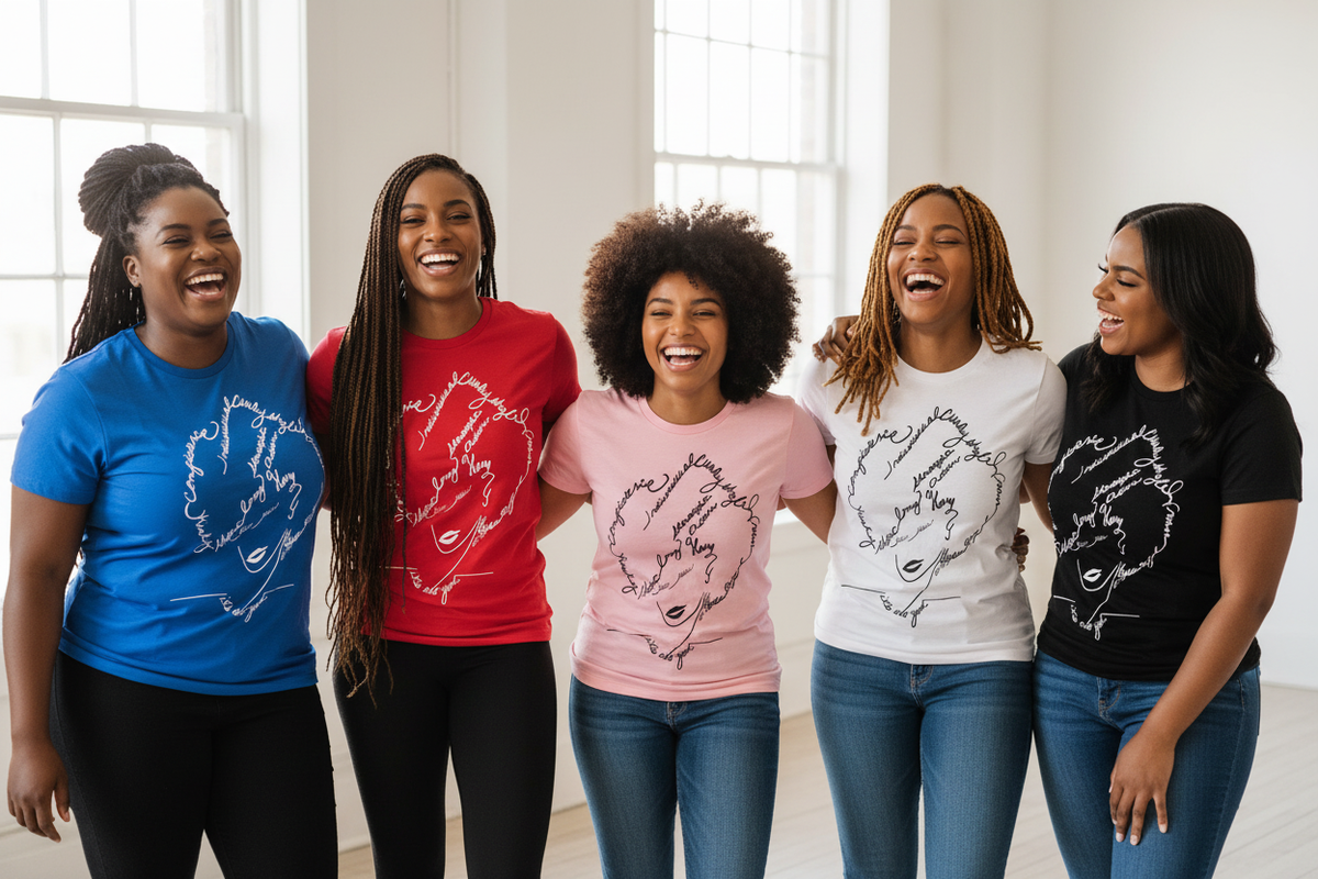 Group shot - diverse bodies and styles